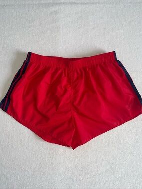Vintage Adidas Shorts Mens XL Sprinter Racer Lined Track Trefoil Red 70s 80s